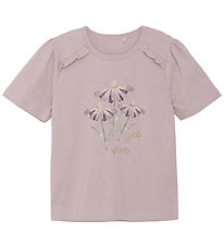 T-Shirt Minymo - Bruni Lilac av. Fleurs T-Shirt Minymo - Bruni Lilac av. Fleurs