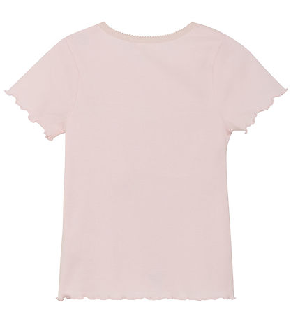 Minymo Stuttermabolur - Bleikt Dogwood M. Hjörtu