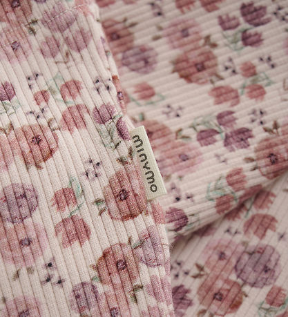 Minymo Leggings - Rib - Peach Zweep Minymo Leggings - Rib - Peach Zweep