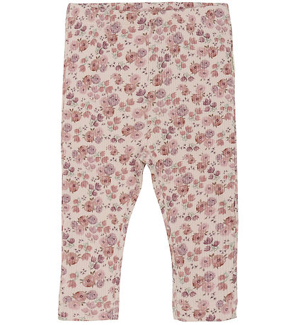 Minymo Leggings - Rib - Peach Zweep Minymo Leggings - Rib - Peach Zweep