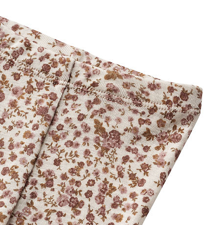 Wheat Leggings - Ull - Agi - Rose Blommor