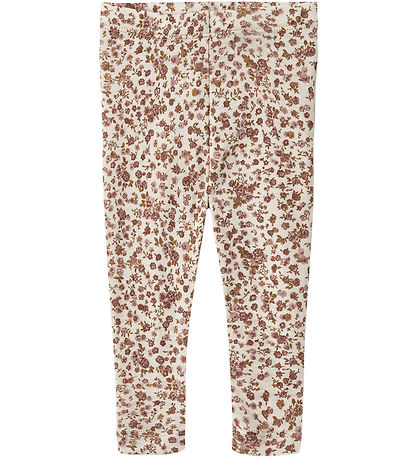 Wheat Leggings - Ull - Agi - Rose Blommor
