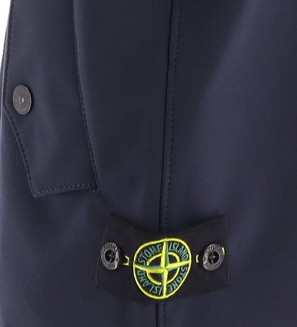 Stone Island Softshellväst - Marinblå Blue