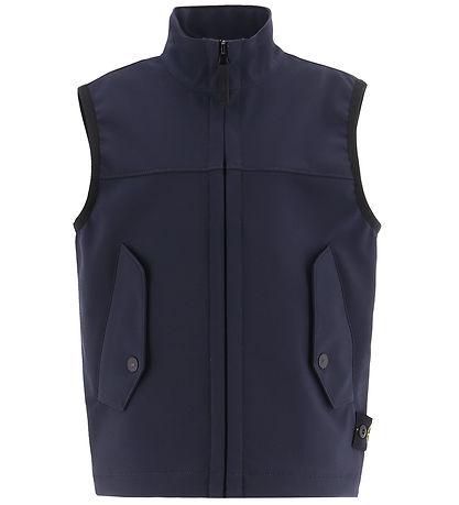 Stone Island Softshellväst - Marinblå Blue