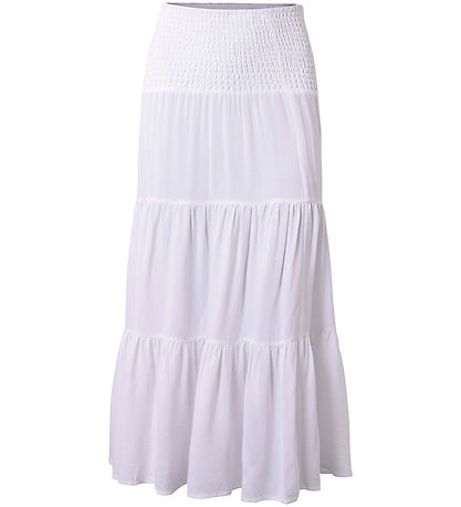 Hound Skirt - Maxi Smock - White