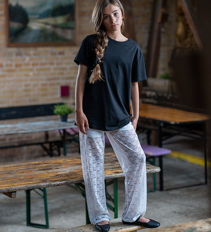 Hound Trousers - Off White w. Lace