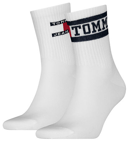 Tommy Hilfiger Socks - 2-Pack - White/Navy