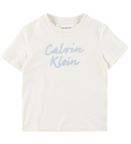 Calvin Klein T-shirt - Colour Logo - Tofu White
