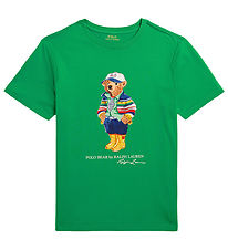 Polo Ralph Lauren T-shirt - Green w. Soft Toy Polo Ralph Lauren T-shirt - Green w. Soft Toy