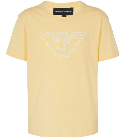 Emporio Armani T-shirt - Golden Haze w. Logo Emporio Armani T-shirt - Golden Haze w. Logo