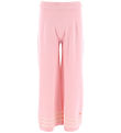 Emporio Armani Trousers - Knitted - Pink/Off White Emporio Armani Trousers - Knitted - Pink/Off White