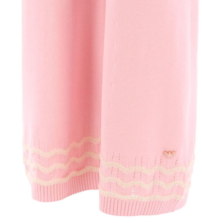 Emporio Armani Trousers - Knitted - Pink/Off White