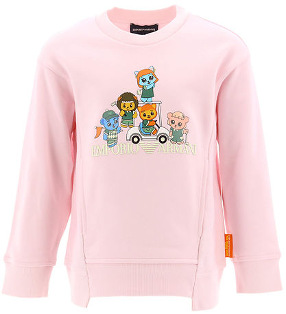 Emporio Armani Sweatshirt - Festival Bloom w. Print Emporio Armani Sweatshirt - Festival Bloom w. Print