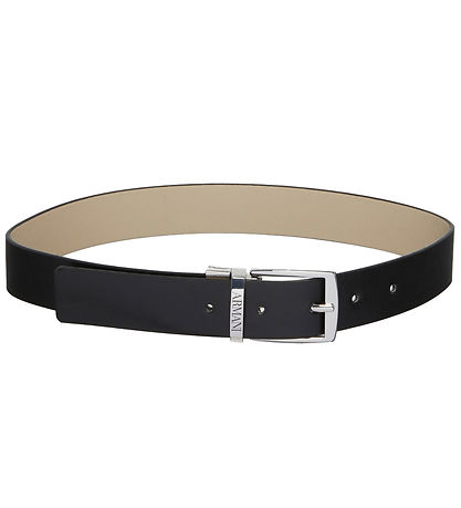 Emporio Armani Belt - Reversible - Black/Beige