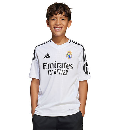 adidas Performance Fußballtrikot - Real H JSY Y - Weiß/Schwarz adidas Performance Fußballtrikot - Real H JSY Y - Weiß/Schwarz
