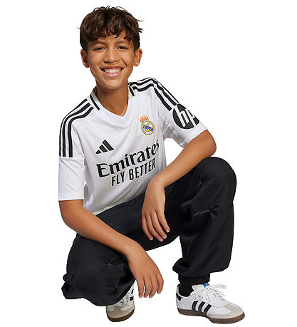 adidas Performance Fußballtrikot - Real H JSY Y - Weiß/Schwarz adidas Performance Fußballtrikot - Real H JSY Y - Weiß/Schwarz