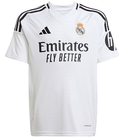 adidas Performance Fußballtrikot - Real H JSY Y - Weiß/Schwarz adidas Performance Fußballtrikot - Real H JSY Y - Weiß/Schwarz