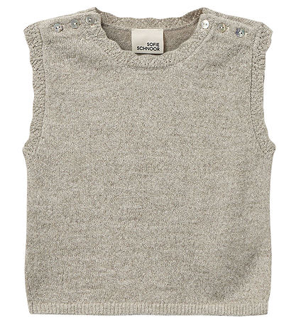 Sofie Schnoor Waistcoat - Knitted - Deer Melange