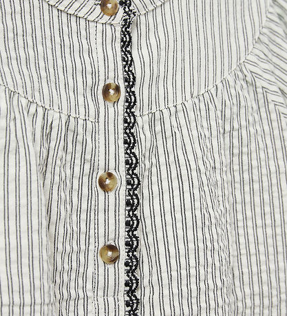 Sofie Schnoor Skjorta - Black Tunn Stripe