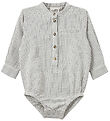 Sofie Schnoor Hemdromper L/æ - White Black Striped Sofie Schnoor Hemdromper L/æ - White Black Striped