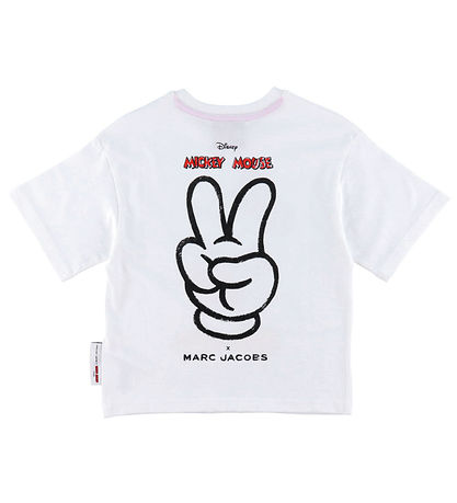 Little Marc Jacobs T-shirt - White w. Mickey Mouse