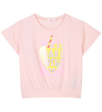 Billieblush T-Shirt - Rose Pale av. Imprimé Billieblush T-Shirt - Rose Pale av. Imprimé