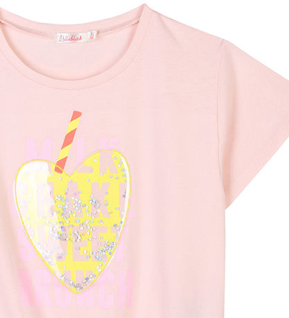 Billieblush T-shirt - Pink Pale w. Print