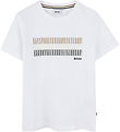 BOSS T-shirt - White w. Stripes BOSS T-shirt - White w. Stripes