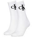 Calvin Klein Socks - 2-Pack - White M/Logo
