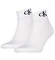 Calvin Klein Socks - 2-Pack - White M/Logo