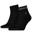 Tommy Hilfiger 양말 - 2개입 - 쿼터 - 블랙 Tommy Hilfiger 양말 - 2개입 - 쿼터 - 블랙
