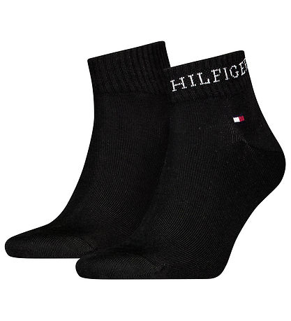 Tommy Hilfiger Socks - 2-Pack - Quarter - Black