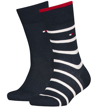 Tommy Hilfiger Socks - 2-Pack - Breton - Tommy Original Tommy Hilfiger Socks - 2-Pack - Breton - Tommy Original