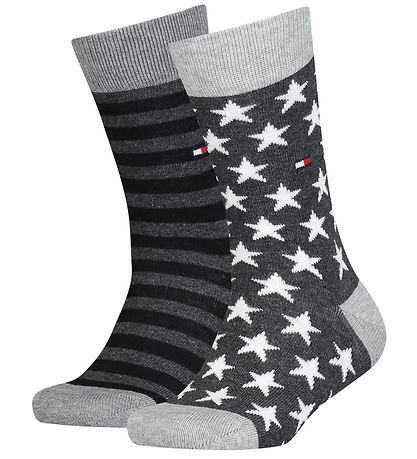 Tommy Hilfiger Socks - Stars Duck Stripes - Black