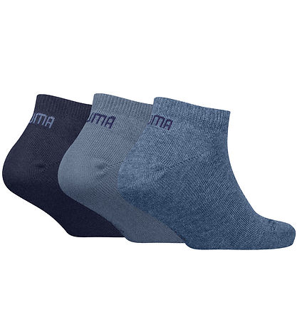 Puma Ankelstrumpor - 3-pack - Kids Sneakers - Denim Blue Puma Ankelstrumpor - 3-pack - Kids Sneakers - Denim Blue