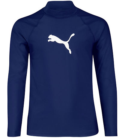 Puma Swim Top - UV50+ - Navy w. Logo Puma Swim Top - UV50+ - Navy w. Logo