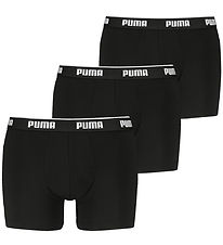 Puma Boxers - 3-Pack - Comfort Stretch - But - Black Puma Boxers - 3-Pack - Comfort Stretch - But - Black