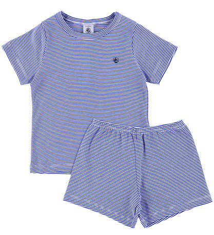 Petit Bateau Pyjama Set - 2 Parts - Press/Marshmallow