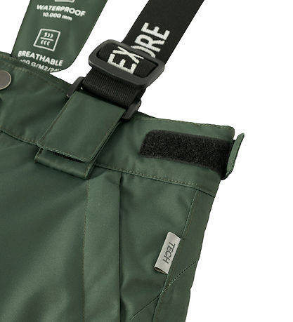 Name It Ski Pants w. Suspenders - NknSlope - Climbing Ivy