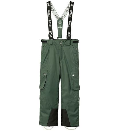 Name It Ski Pants w. Suspenders - NknSlope - Climbing Ivy