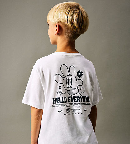 T-Shirt Name It - NkmOvan - Bright White av. Imprimé T-Shirt Name It - NkmOvan - Bright White av. Imprimé