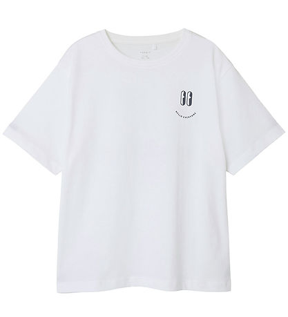 T-Shirt Name It - NkmOvan - Bright White av. Imprimé T-Shirt Name It - NkmOvan - Bright White av. Imprimé