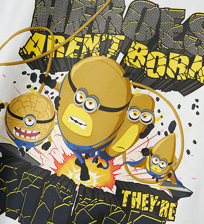 Name It T-shirt - Minions - NkmOby - Bright White w. Print Name It T-shirt - Minions - NkmOby - Bright White w. Print