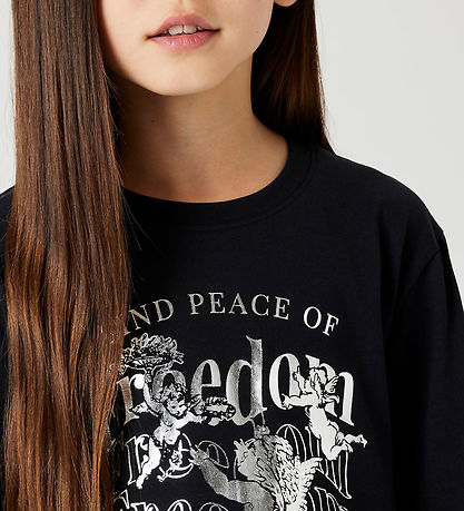 Name It T-shirt - NkfRusa - Black w. Print