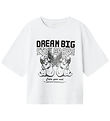 Name It T-shirt - NkfRusa - Bright White w. Print