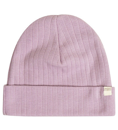 Minimalisma Beanie - Rib - Nope - Lilac Minimalisma Beanie - Rib - Nope - Lilac
