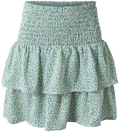 Hound Skirt - Light Green w. Flowers