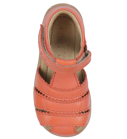 Pom Pom Sandaler - Forretter Scallop Borrelås - Rose Melon Pom Pom Sandaler - Forretter Scallop Borrelås - Rose Melon