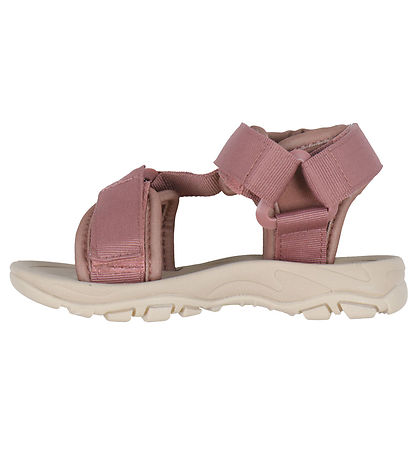 Sandales Pom Pom - Randonnée Velcro - Flétri Rose