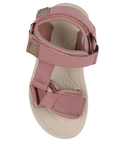 Sandales Pom Pom - Randonnée Velcro - Flétri Rose